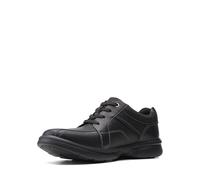 Clarks Homme Bradley Walk Basket, Blk Tumbled Lea, 43 EU
