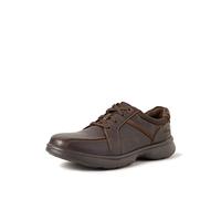 Clarks Homme Bradley Walk Plat Oxford, Pouvoir Brun, 42.5 EU