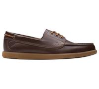 Clarks Homme Bratton Boat, Dark Brown Lea, 40 EU