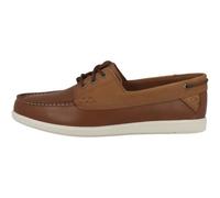 Clarks Homme Bratton Boat Mocassins, Dark Tan, 46 EU