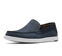 Clarks Homme Bratton Loafer Mocassins, Navy Nubuck, 44 EU