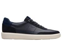 Clarks Homme Brodin Lo Basket, Cuir Bleu Marine, 41 EU