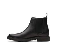 Clarks Homme Clarkdale Easy Bottine Chelsea, Cuir Noir, 45.5 EU