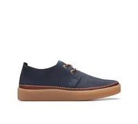 Clarks Homme Clarkwood Low, Nubuck Bleu Marine, 44 EU