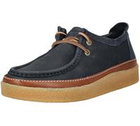 Clarks Homme Clarkwood MOC Derby, Navy Nubuck, 41.5 EU