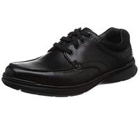 Clarks Homme Cotrell Edge Shoes, Blk Smooth Lea, 43 EU Large