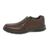Clarks Homme Cotrell Free Chaussures Plates Loafer, Cuir De Tabac, 46 EU