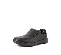 Clarks Homme Cotrell Step Mocassins, Black Oily Lea, 47 EU