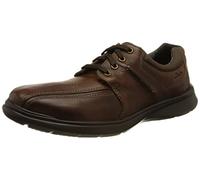 Clarks Homme Cotrell Walk Tissu Oxford, Tabac, 43 EU