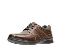 Clarks Homme Cotrell Walk Tissu Oxford, Tabac Marron, 45 EU Large
