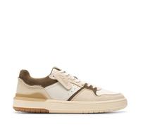 Clarks Homme Courtlite2 Lo Basket, Dark Olive Combi, 45 EU