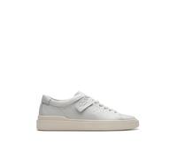Clarks Homme Craft Swift Basket, Cuir Blanc, 45 EU