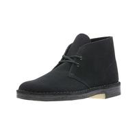 Clarks Homme Desert Boot Bottine Chukka, Daim Noir 1, 41 EU