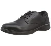 Clarks Homme Donaway Plain Tissu Oxford, Black Leather, 41 EU Large