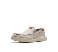 Clarks Homme Driftlite Step Mocassin, Combinaison Gris Clair, 41 EU