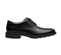 Clarks Homme Emmet Plain, Noir Lisse, 40 EU
