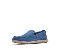 Clarks Homme Flexway Step Mocassin, Bleu Clair, 42 EU