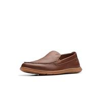 Clarks Homme Flexway Step Mocassin, Marron Clair, 42 EU Large