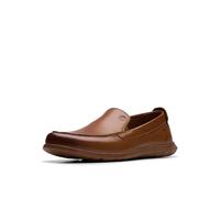 Clarks Homme Flexway Step Mocassin, Marron Clair, 43 EU