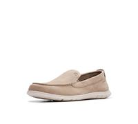 Clarks Homme Flexway Step Mocassin, Daim Couleur Sable, 49 EU
