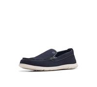 Clarks Homme Flexway Step Semelle de Mocassin, Navy Suede, 48 EU