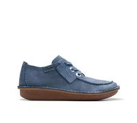 Clarks Homme Funny Dream, Nubuck Bleu, 38 EU