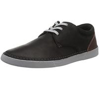 Clarks Homme Gereld Lace Basket, Cuir Noir, 40 EU