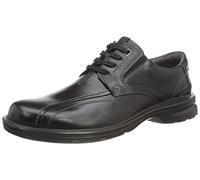 Clarks Homme Gessler Lace Tissu Oxford, Cuir Noir, 47 EU