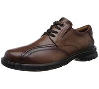 Clarks Homme Gessler Lace Tissu Oxford, Marron foncé Lea, 41 EU