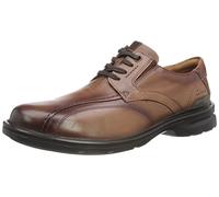 Clarks Homme Gessler Lace Tissu Oxford, Marron foncé Lea, 44.5 EU
