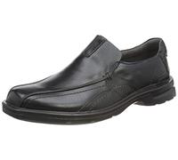 Clarks Homme Gessler Step Tissu Oxford, Cuir Noir Noir, 41.5 EU