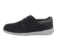 Clarks Homme Gorwin Moc Chausson, Navy Nubuck, 44.5 EU