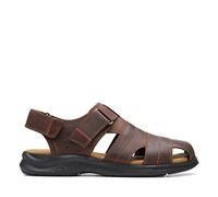 Clarks Homme Hapsford Cove Sandale de pêcheur, Pouvoir Brun, 39 EU