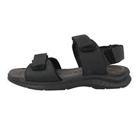 Clarks Homme Hapsford Creek Sandale de pêcheur, Blk Tumbled Lea, 45 EU