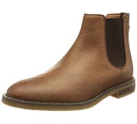 Clarks Homme Jaxen Bottine Chelsea, Tan Leather, 39 EU