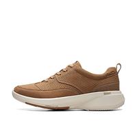 Clarks Homme Lehman Mix Tissu Oxford, Textile Sable foncé, 41 EU
