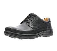 Clarks Homme Nature Three Shoes, Black Leather, 44.5 EU