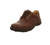 Clarks Homme Nature Three Shoes, Mahogany Leather, 42.5 EU