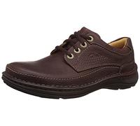 Clarks Homme Nature Three Shoes, Mahogany Leather, 46 EU Large