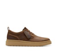 Clarks Homme Polden Lace Sneaker, Beeswax Leather, 40 EU