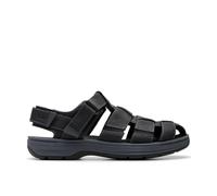 Clarks Homme Saltway Cove Shoes, Black Leather, 43 EU