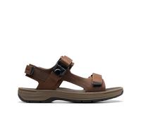 Clarks Homme Saltway Trail Sandal, Dark Brown Lea, 43 EU