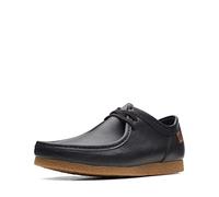 Clarks Homme Shacre II Run Tissu Oxford, Cuir Noir, 43 EU
