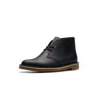 Clarks Homme Shepton Bottine Chukka, Cuir Noir, 42 EU
