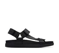 Clarks Homme Sunder Range Sandales, Cuir Noir, 42 EU