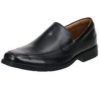 Clarks Homme Tilden Free Shoes, Cuir Noir, 43 EU
