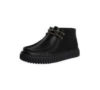 Clarks Homme Torhill Hi Bottine Chukka, Cuir Noir, 46 EU