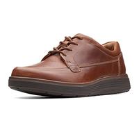 Clarks Homme Abode Ease Derbys, Foncé Tan Lea, 47 EU