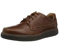 Clarks Homme Un Abode Ease Plat Oxford, Marron (Cuir Brun foncé), 47 EU