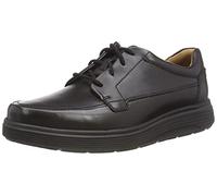 Clarks Homme Un Abode Ease Plat Oxford, Cuir Noir, 44 EU